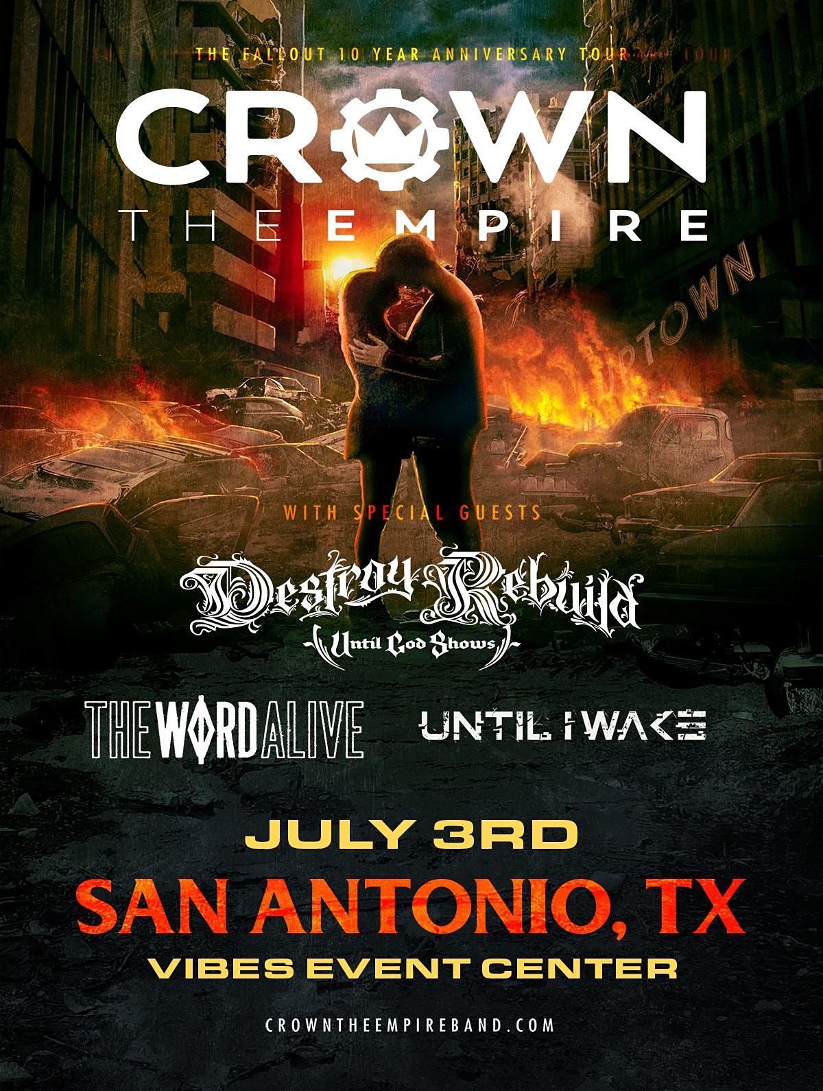 Crown The Empire Vibes Event Center San Antonio TX July 3 2022 Crown The Empire Vibes Event Center San Antonio TX July 3 2022