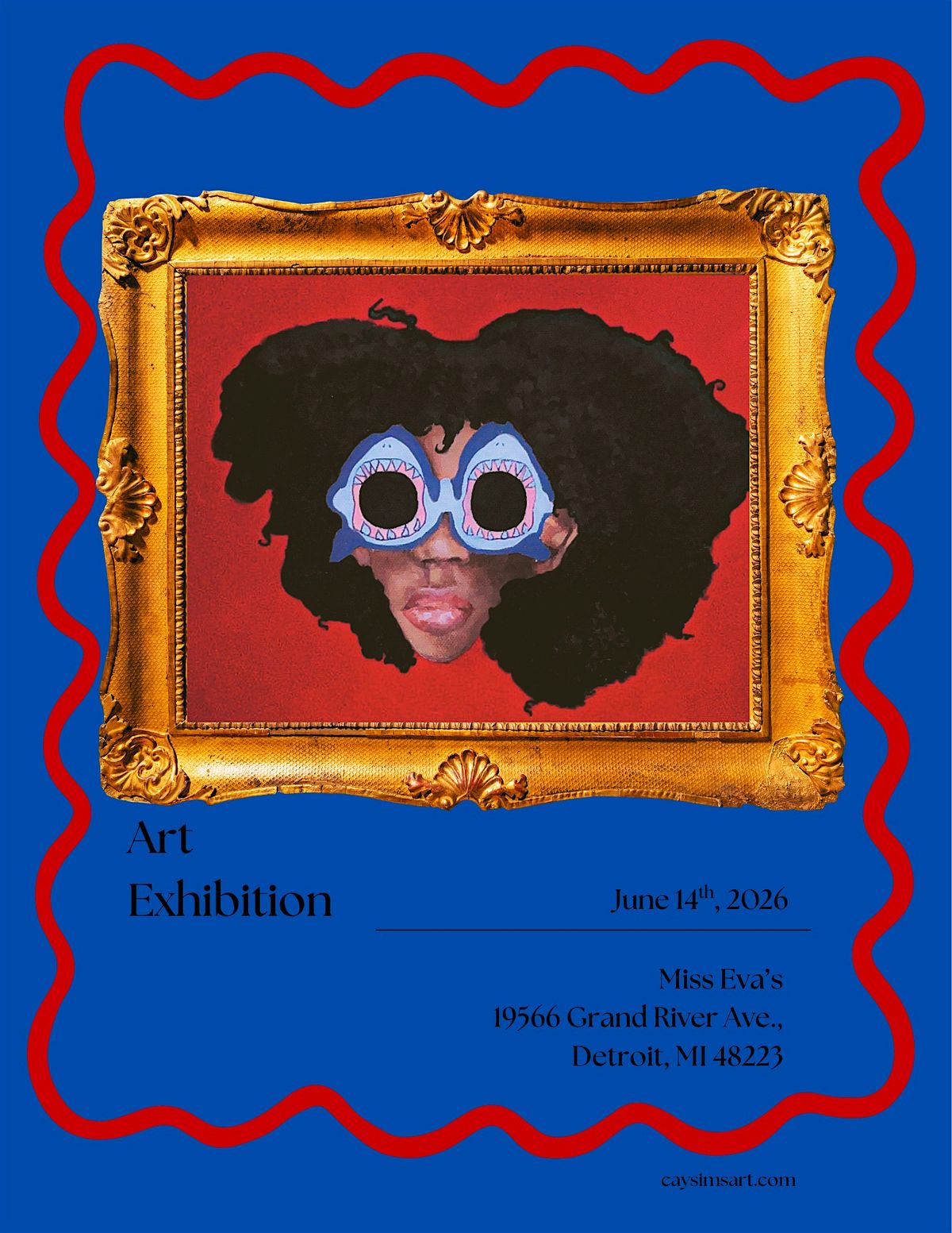 Cay Sims Art Exhibition