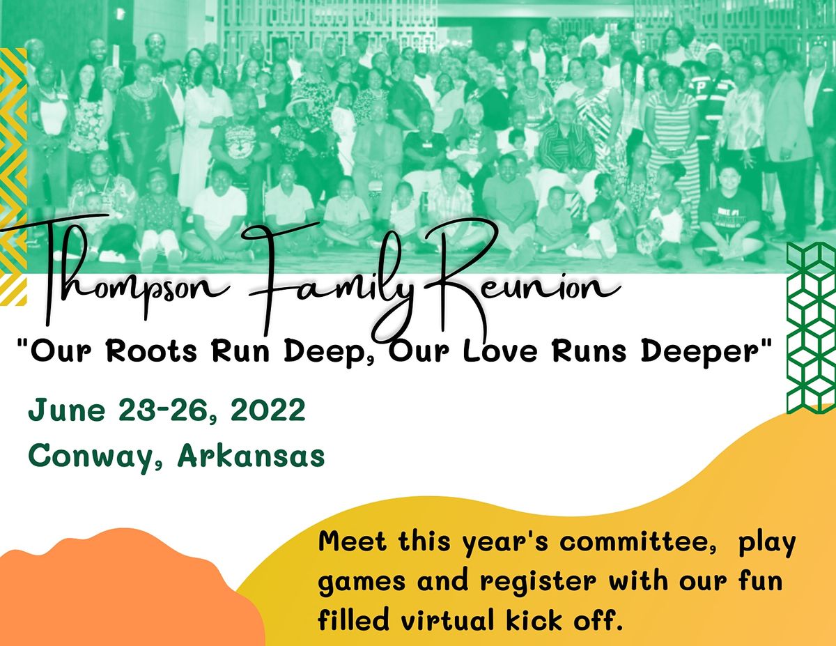 Thompson Family Reunion 2022 Hampton Inn & Suites Conway June 23 to