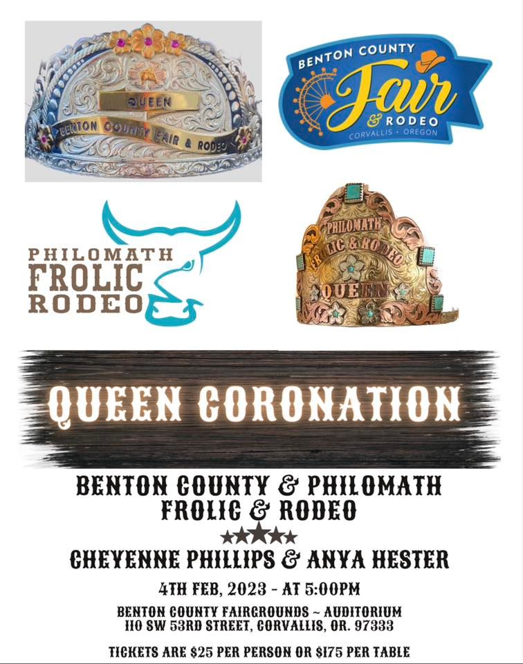 Benton County & Philomath Frolic & Rodeo Queen Coronation Benton