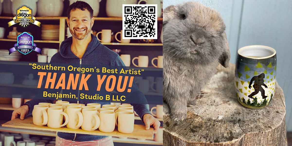 Pottery Booth, Benjamin of Studio B LLC at GP Farmers and Crafters