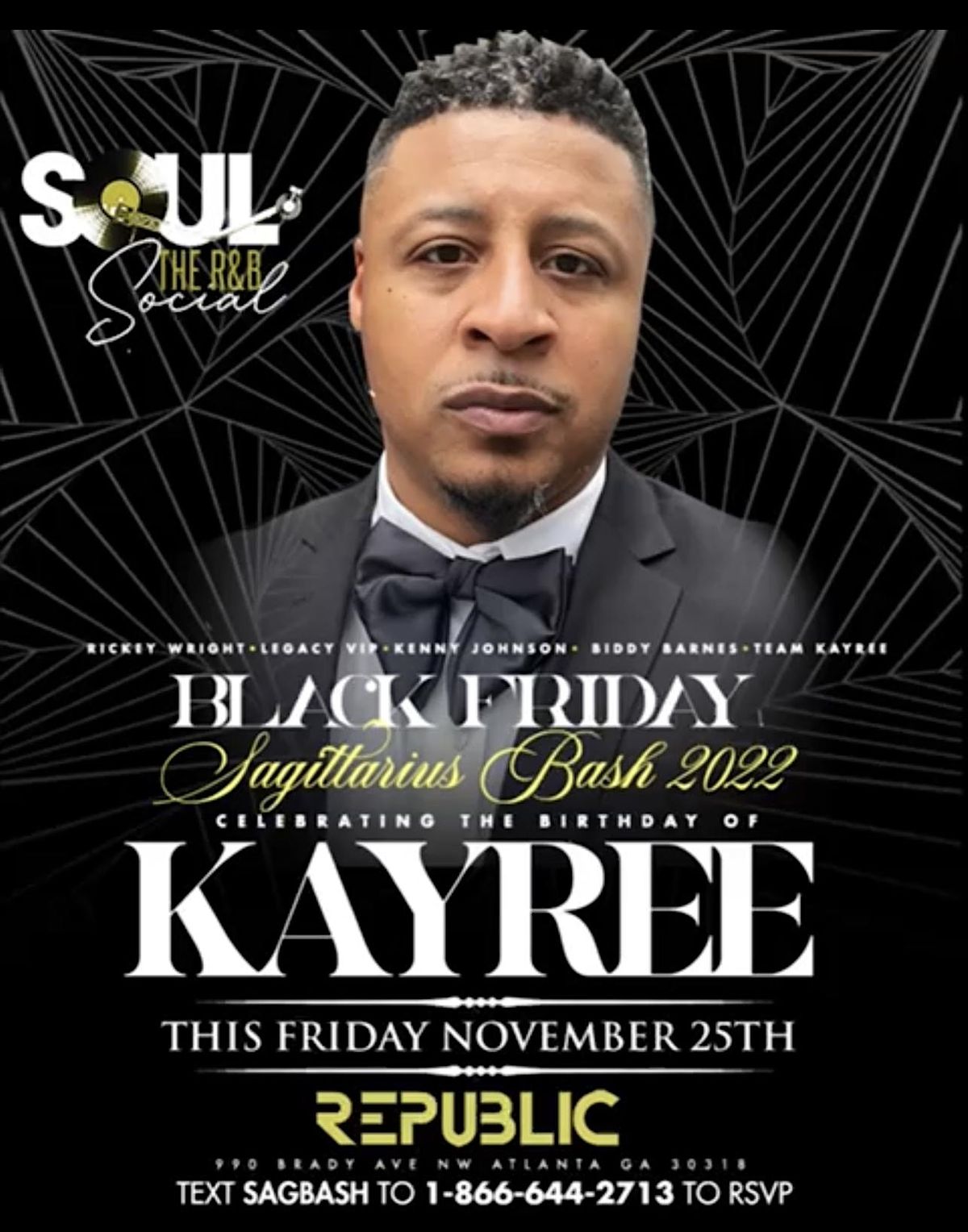 SOUL: The R&B Social - ATLs #1 Friday ADULT Party//SAGBASH 2022 ...