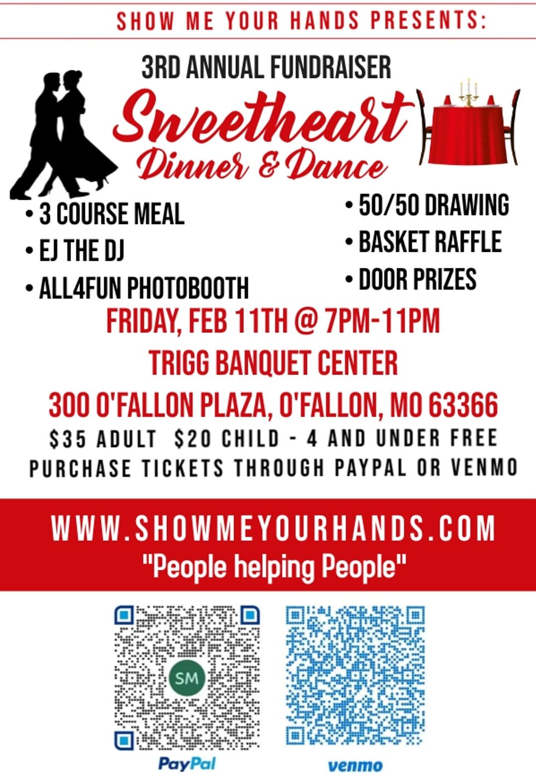 3rd Anual Sweetheart Dinner And Dance