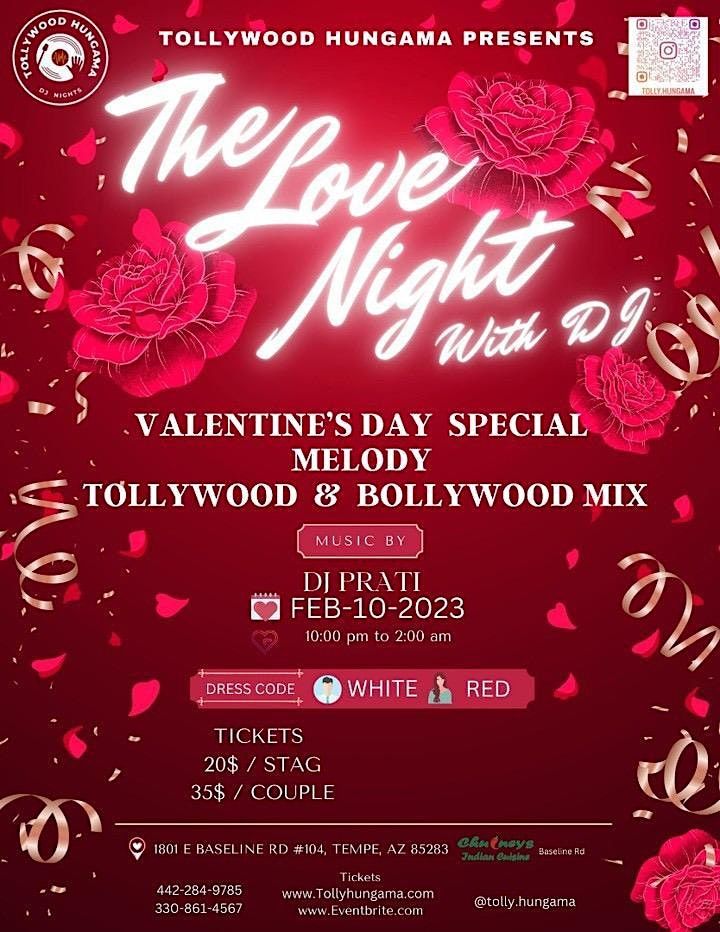 TOLLYWOOD HUNGAMA VALENTINES DAY SPECIAL Chutneys Indian Cuisine