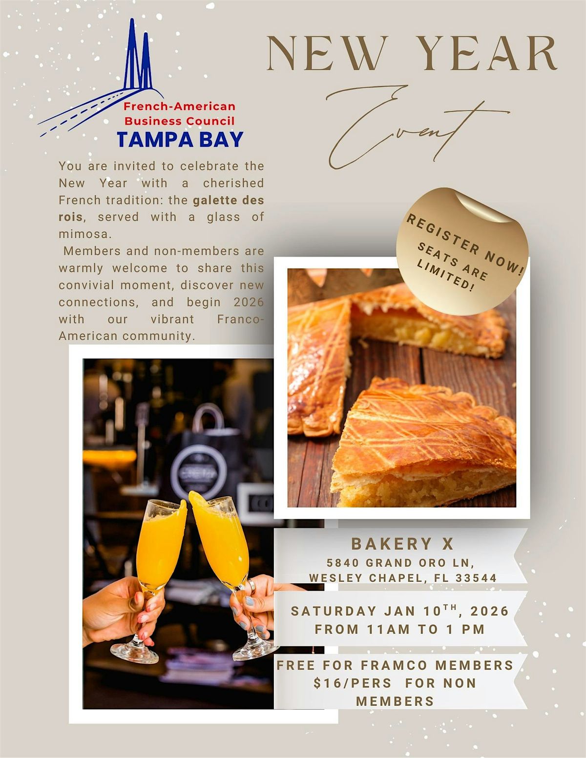 New Year Galette Des Rois