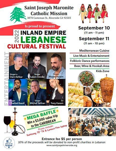 Inland Empire Lebanese Cultural Festival | St. Joseph Maronite Catholic