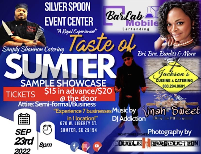 Taste of Sumter 670 W Liberty St, Sumter, SC September 23 to