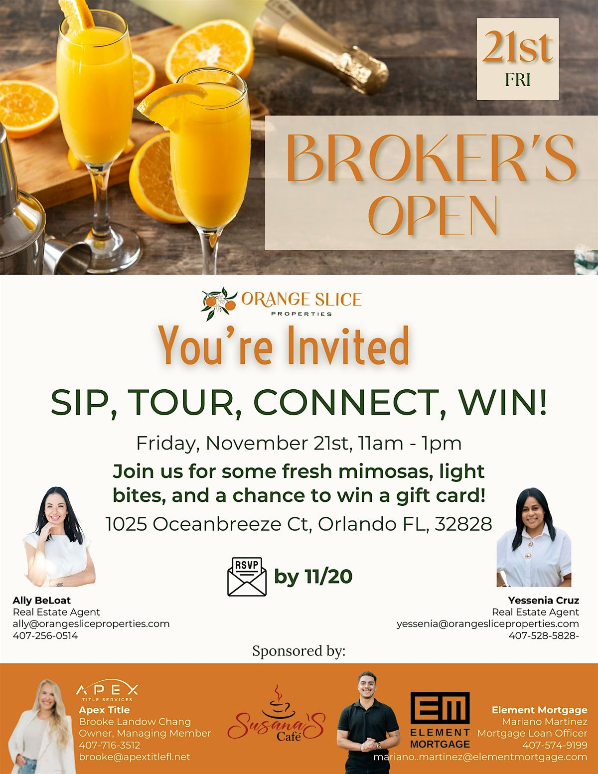 Sip & Tour - Broker's Open
