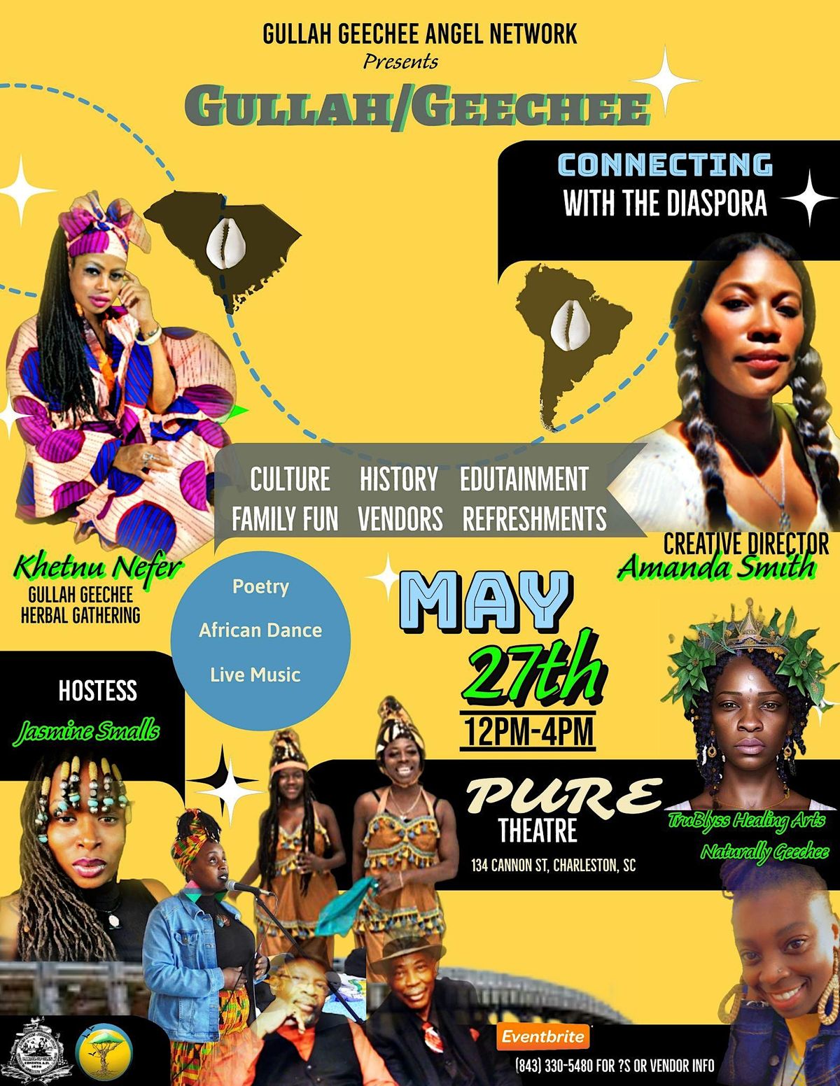 Gullah/Geechee Connecting With The Diaspora at PURE Theatre, Charleston ...