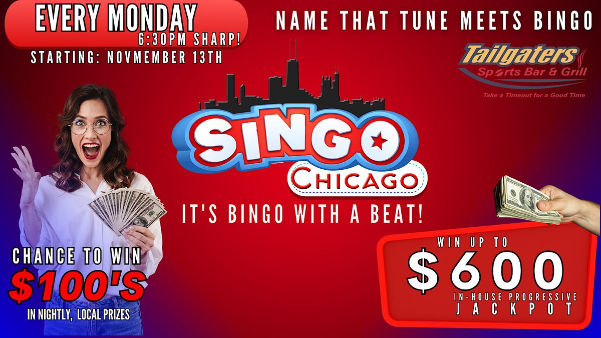 SINGO - Music Bingo @ Tailgaters Sports Bar & Grill