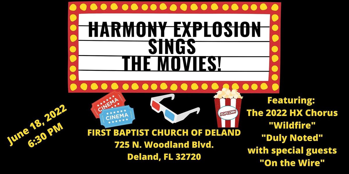 Where Is A Christmas Spectacular Playing 2017 2022 Near Deland Fl 2022 Sunshine District Harmony Explosion Spectacular Show! | 725 N Woodland  Blvd, Deland, Fl | June 18, 2022