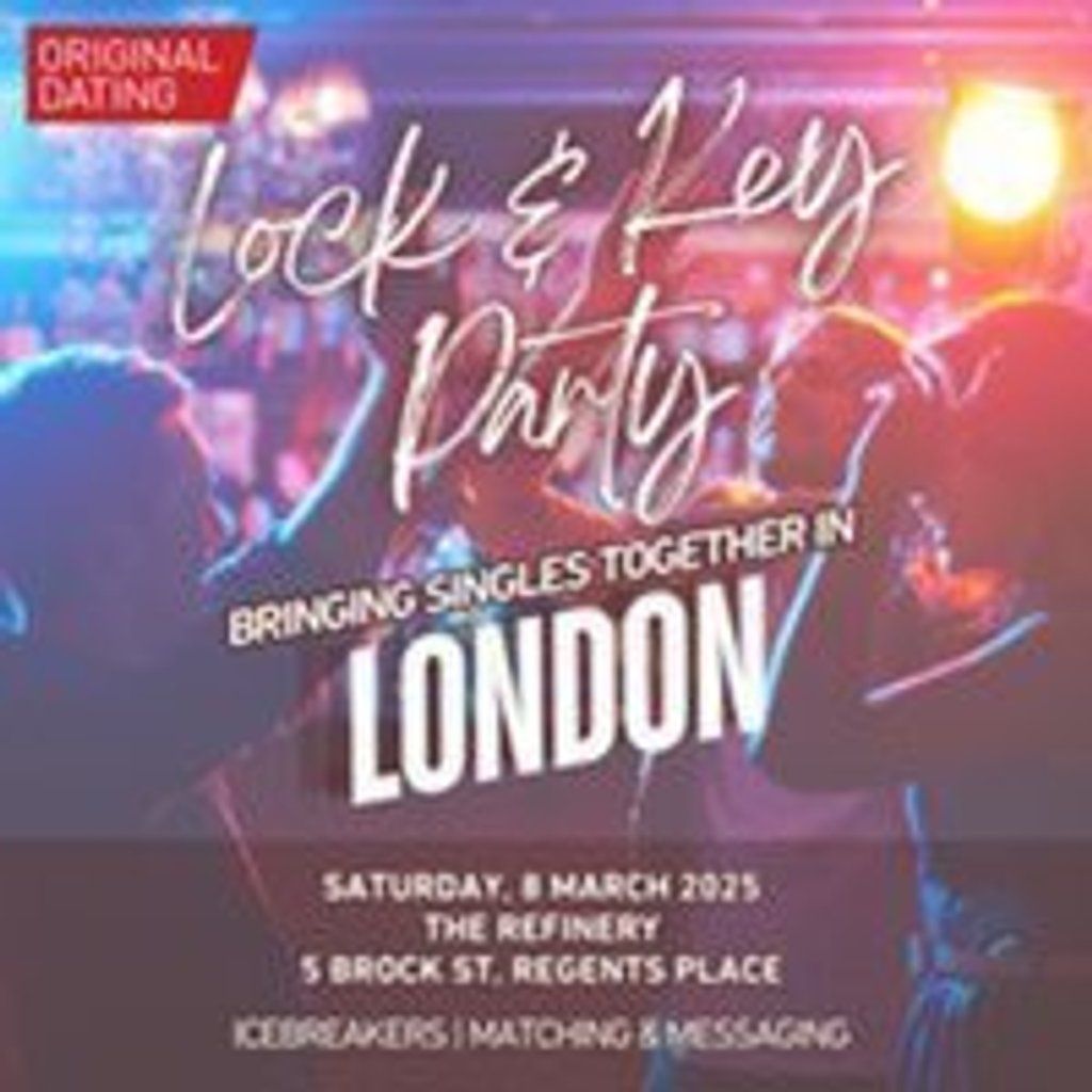 London Summer in the City Lock and Key Party (Ages 30-45)