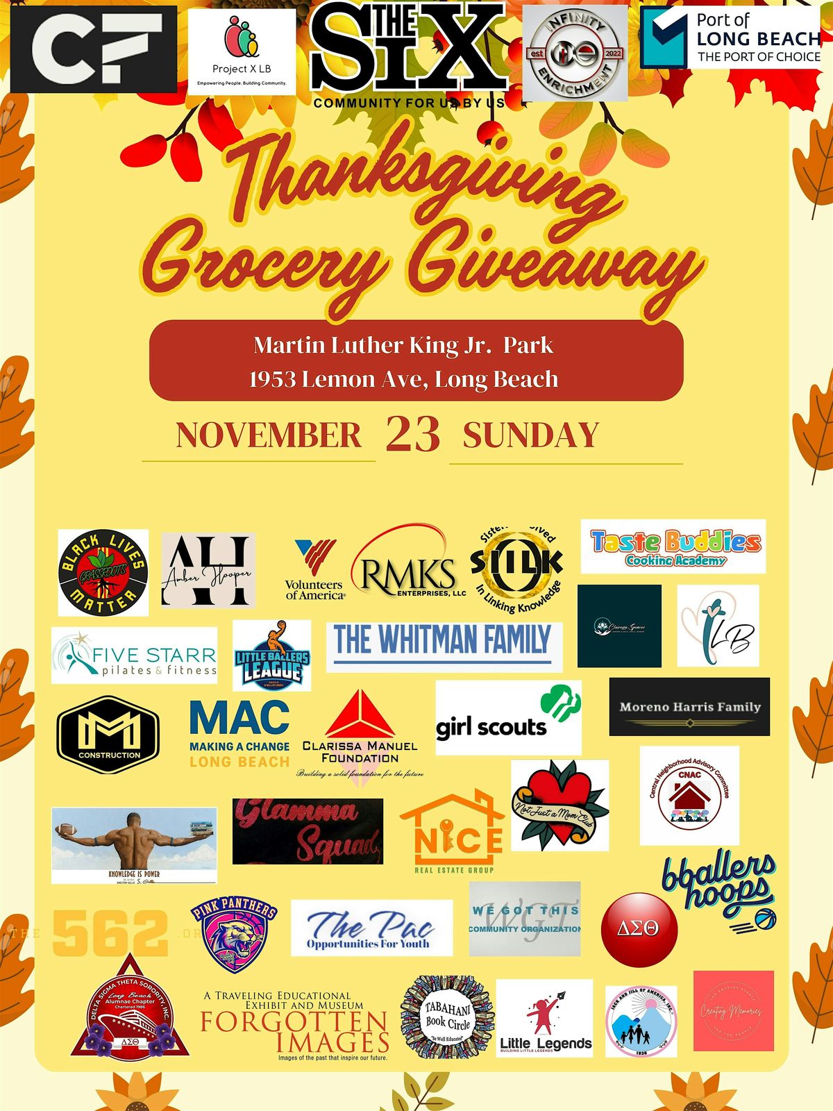 4th Annual Thanksgiving Grocery Giveaway