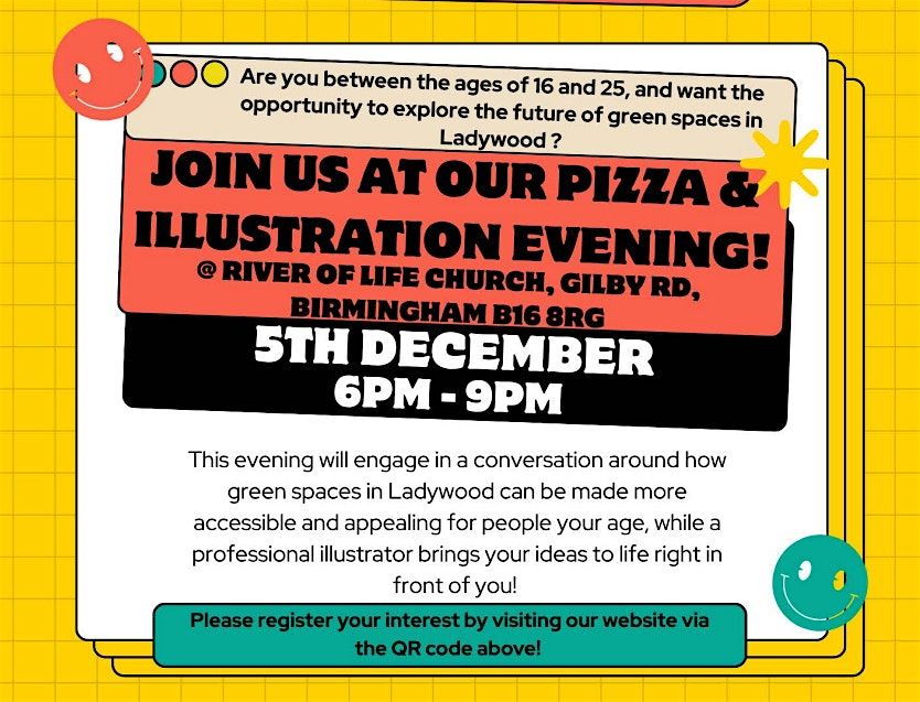 Ladywood Regeneration - Pizza & Illustration Evening (Young People)