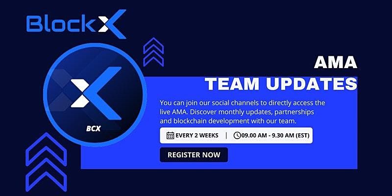 BLOCKX NETWORK AMA - Monthly Updates