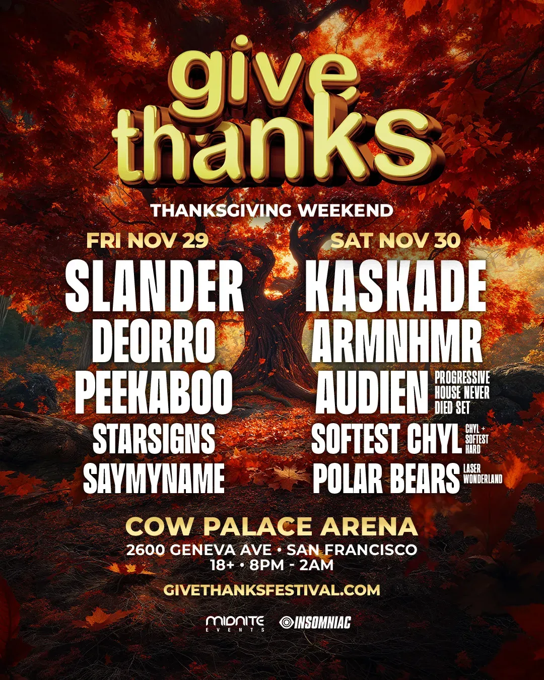 Give Thanks Festival - Saturday at San Jose Convention Center