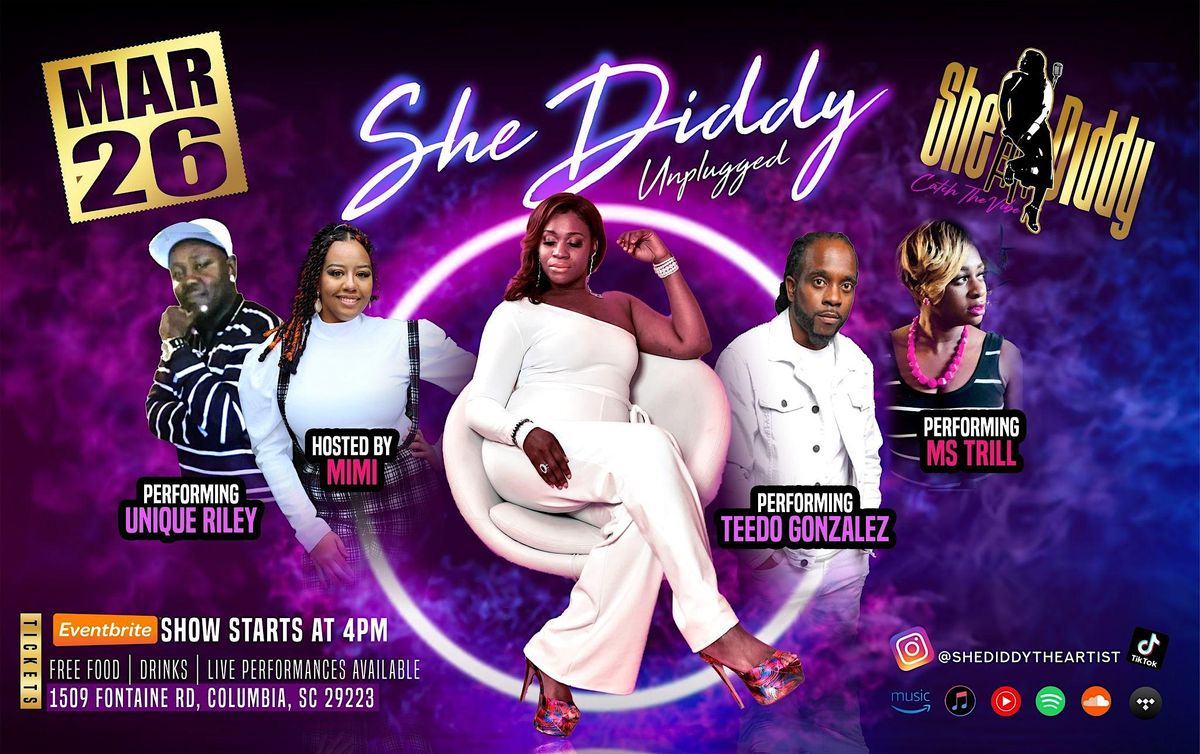 SHEDIDDY UNPLUGGED 1509 Fontaine Rd Columbia SC March 26 2023 shediddy-unplugged-1509-fontaine-rd-columbia-sc-march-26-2023