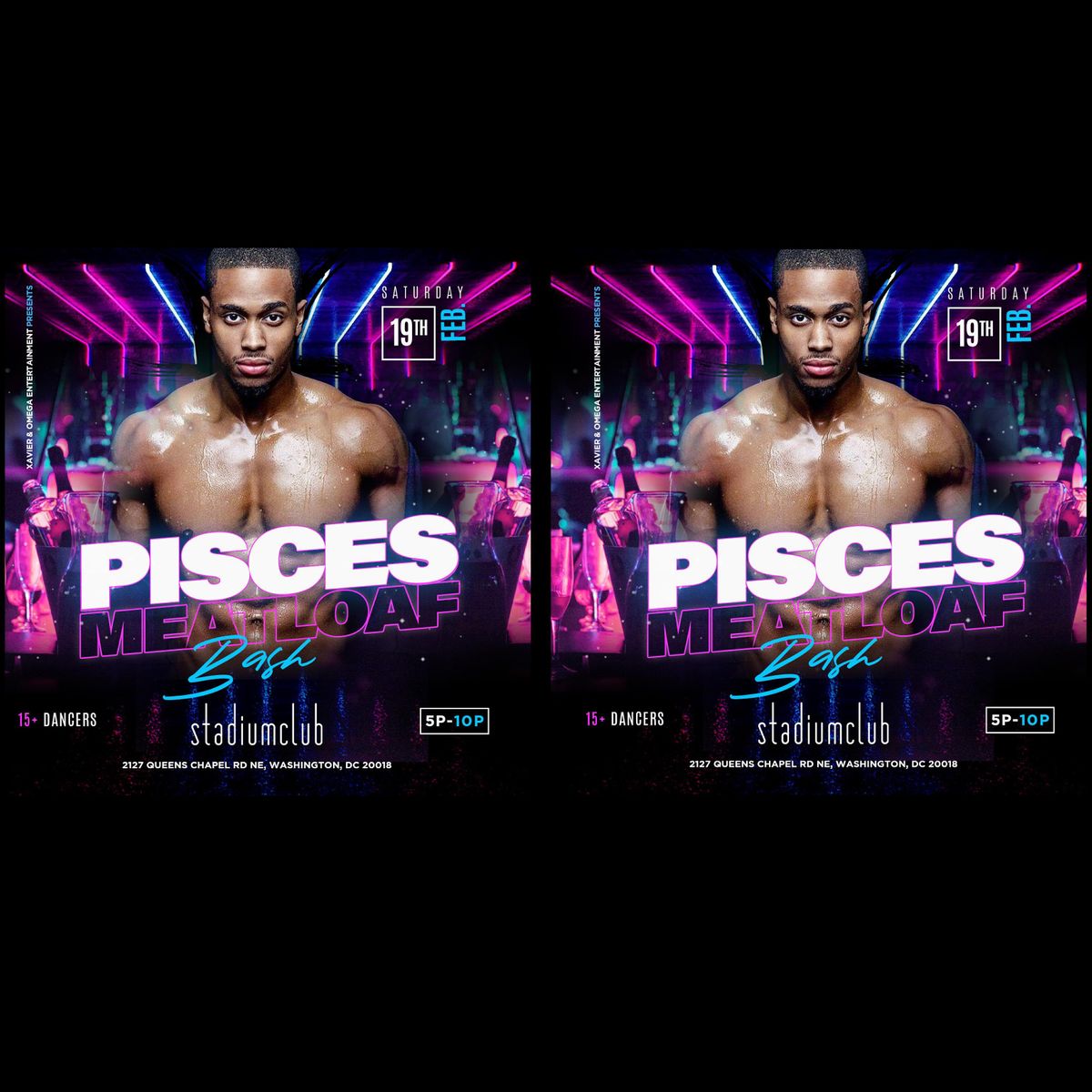 Pisces Meatloaf Bash Stadium Club Washington Dc February 19 22 Pisces Meatloaf Bash Stadium Club Washington Dc February 19 22