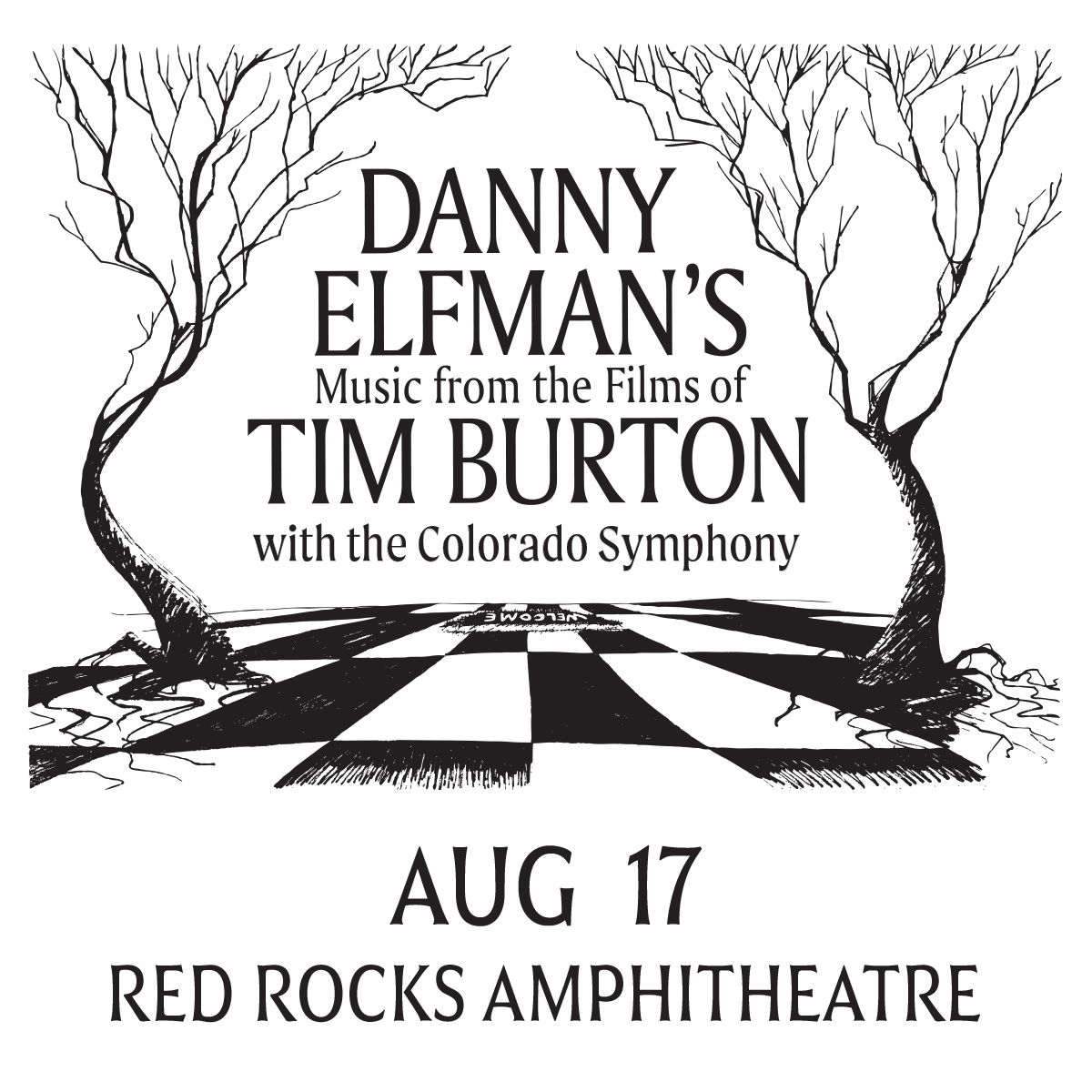 Danny Elfman with the Colorado Symphony - Music from the Films of Tim Burton at Red Rocks Amphitheatre