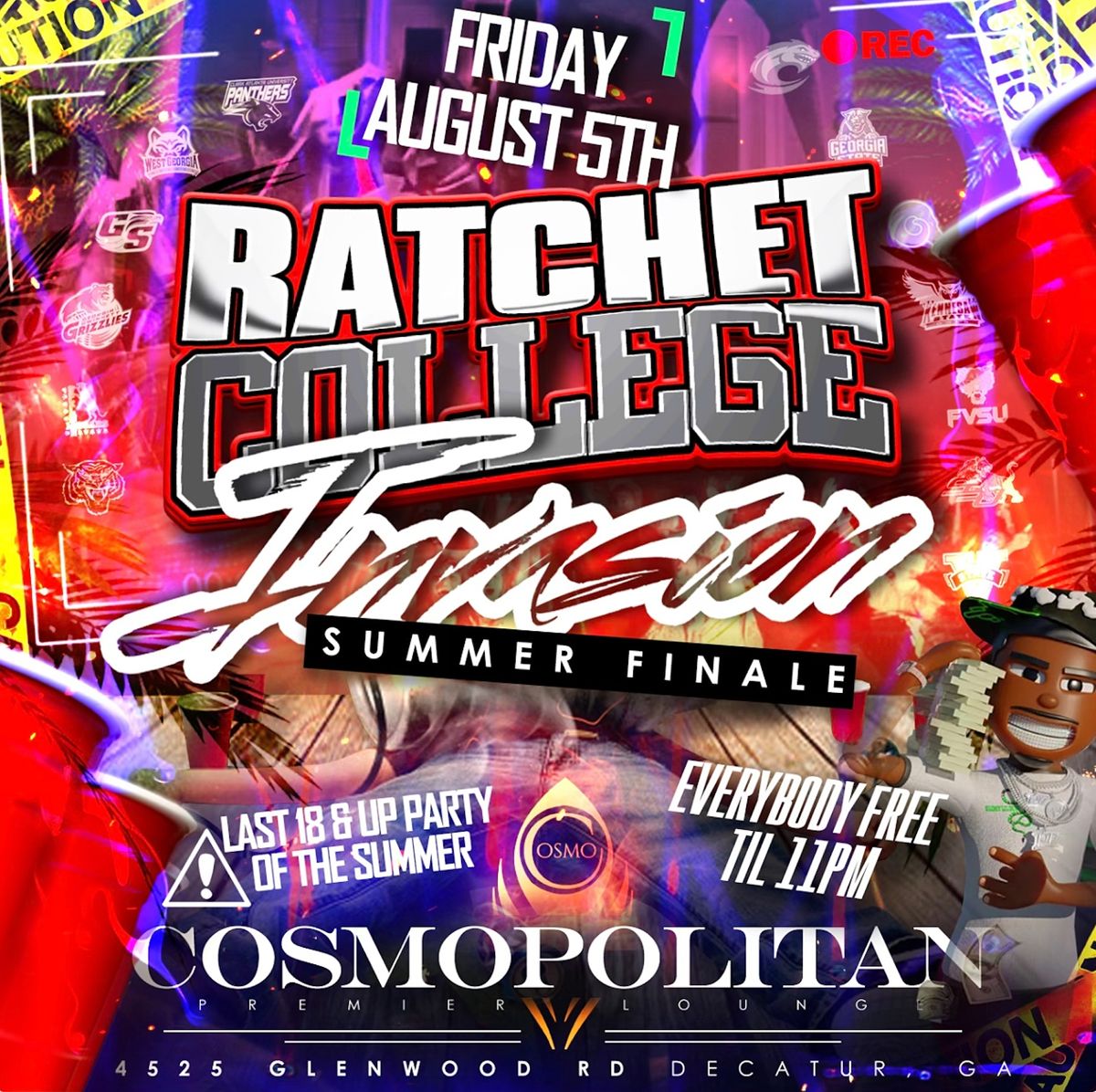 LAST PARTY OF THE SUMMER - RATCHET COLLEGE INVASION