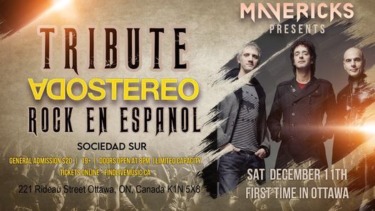 TRIBUTE A SODA STEREO by SOCIEDAD SUR