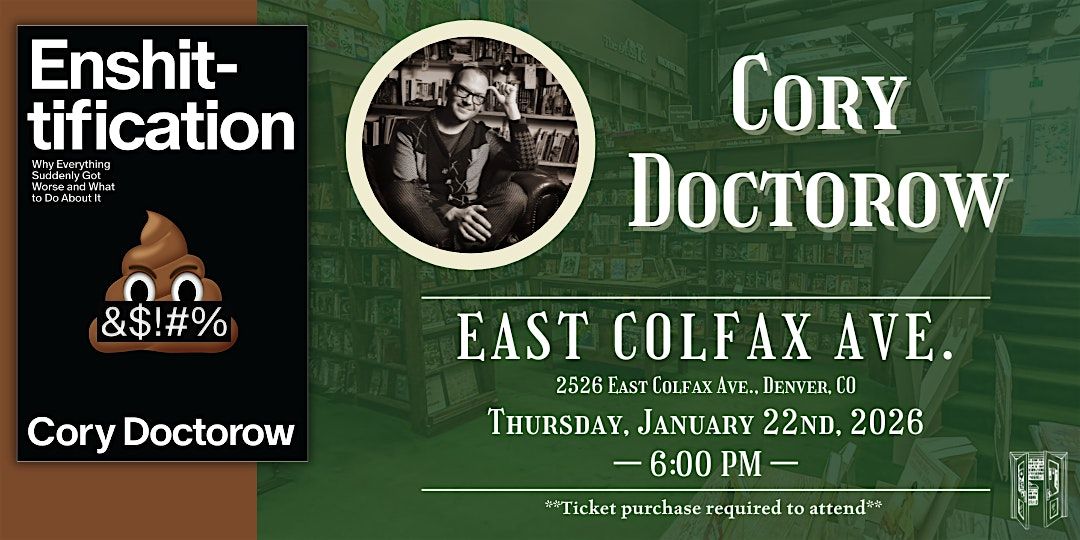 Cory Doctorow Live at Tattered Cover Colfax