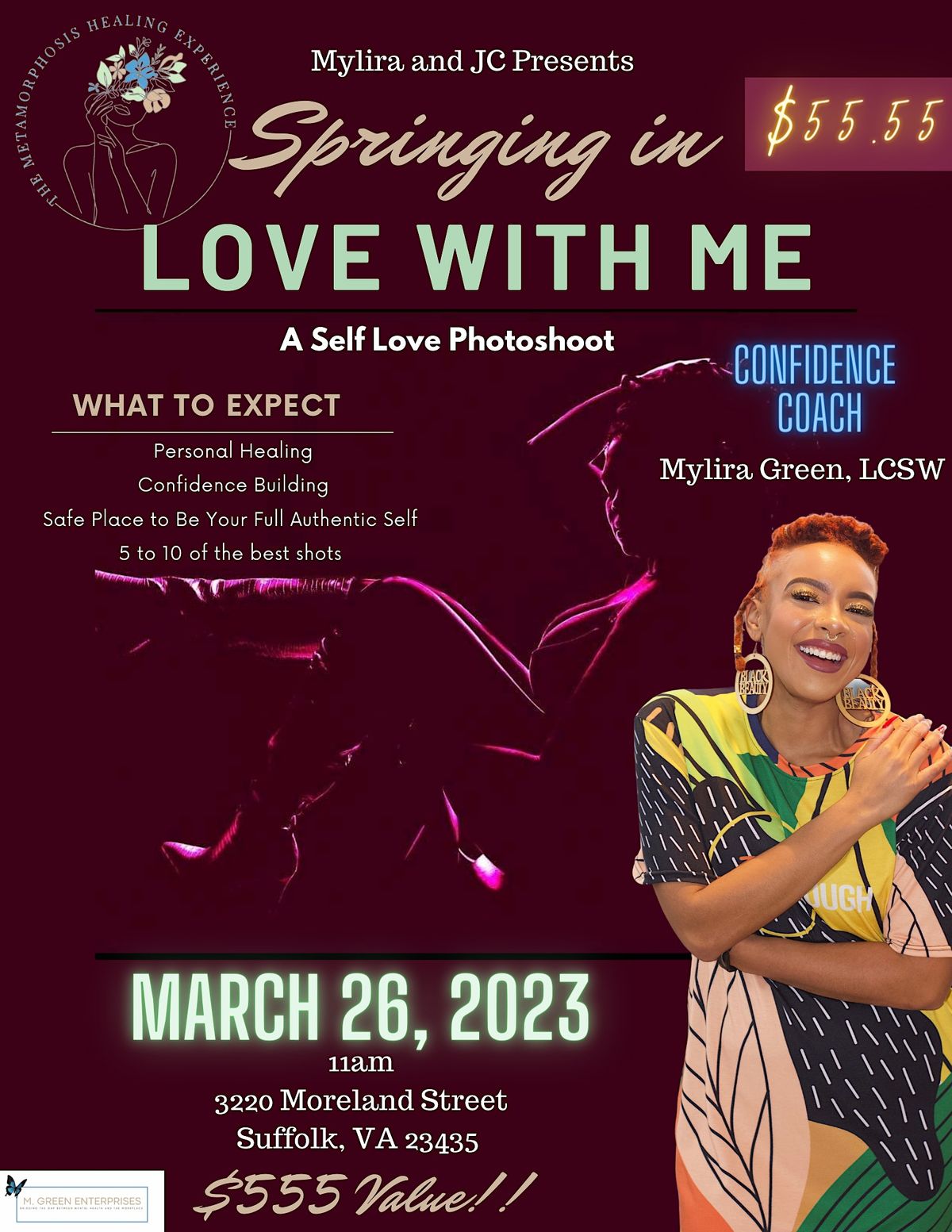 Springing In Love With Me: A Self Love Photoshoot