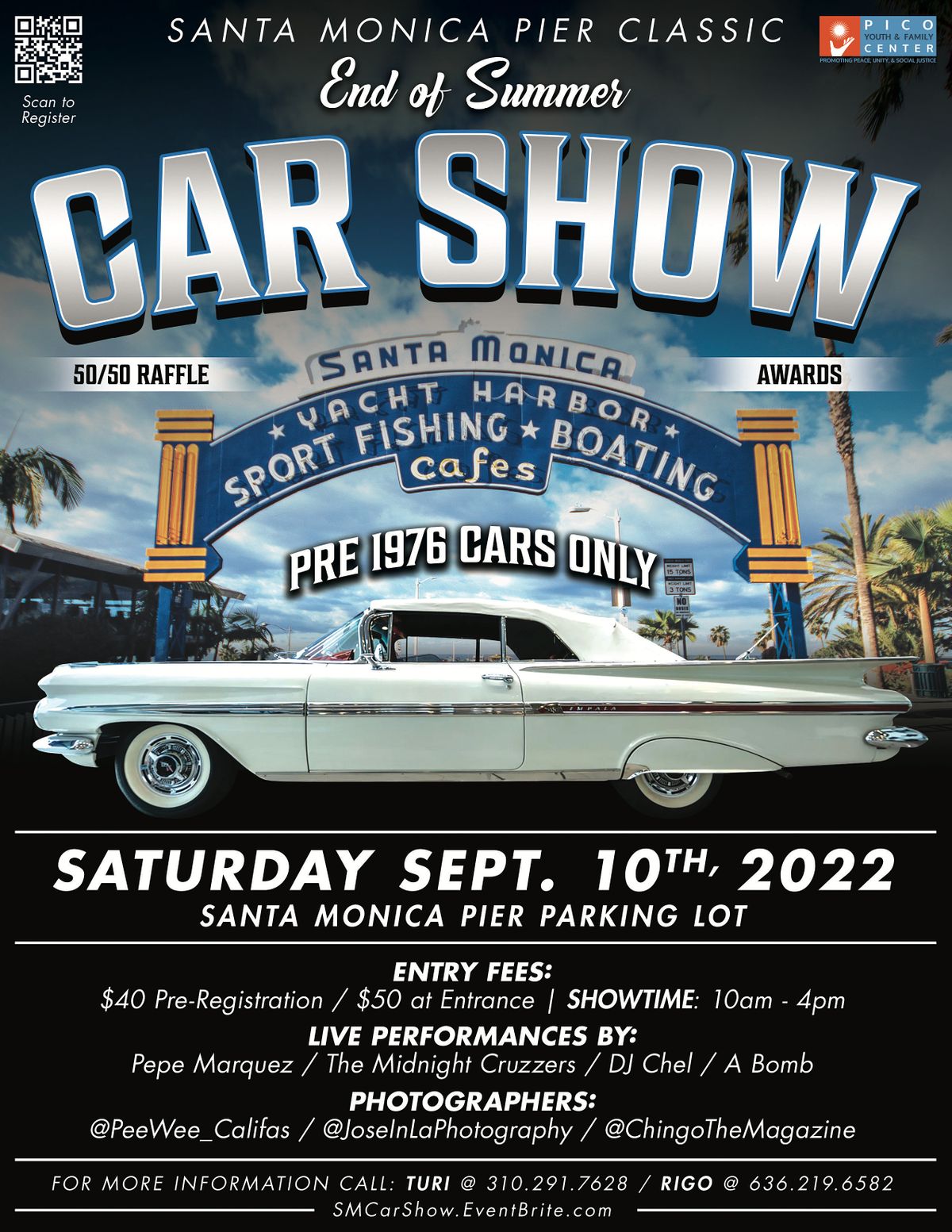 Santa Monica Classic Car Show Santa Monica Pier September 10, 2022