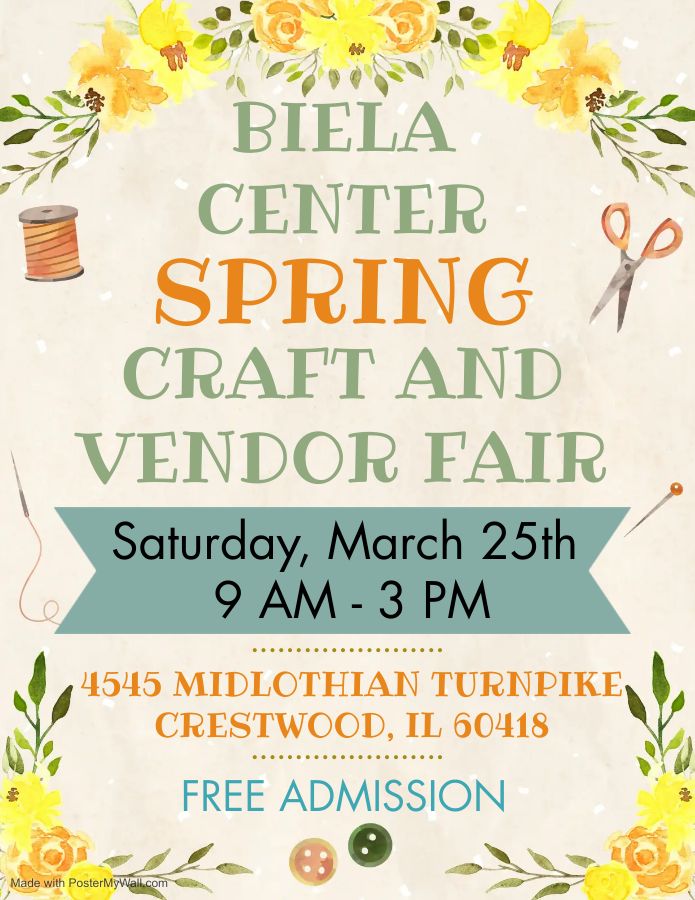 Spring Craft and Vendor Fair | 4545 Midlothian Tpke, Crestwood, IL ...