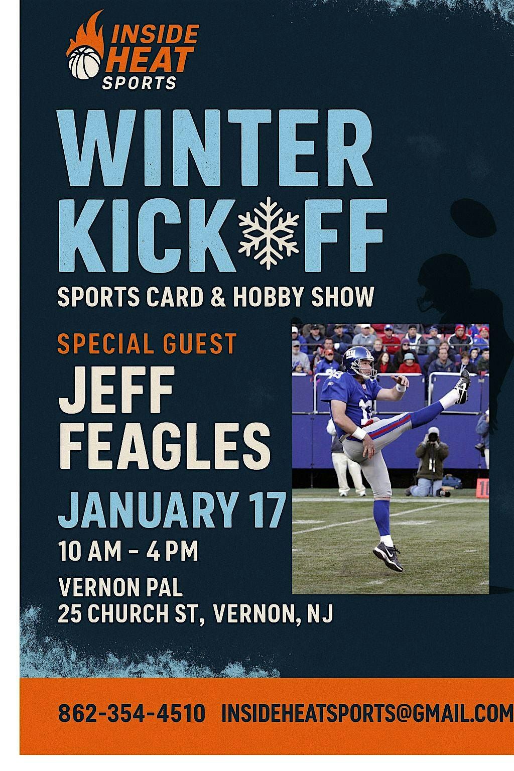 Vernon PALCard show 2 Road to Pavilion series-Guest Jeff Feagles