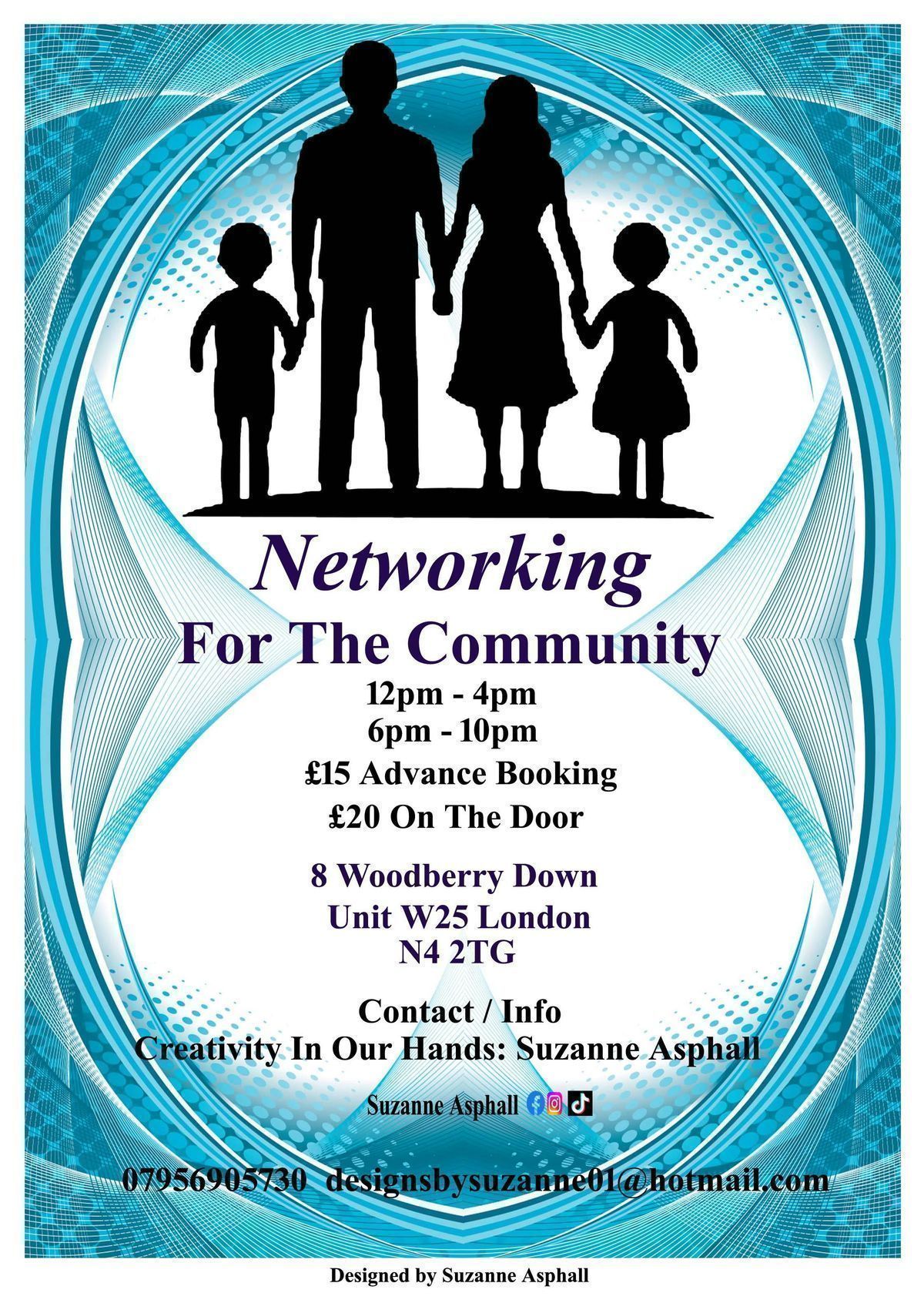 Networking For The Community.  6pm - 10pm