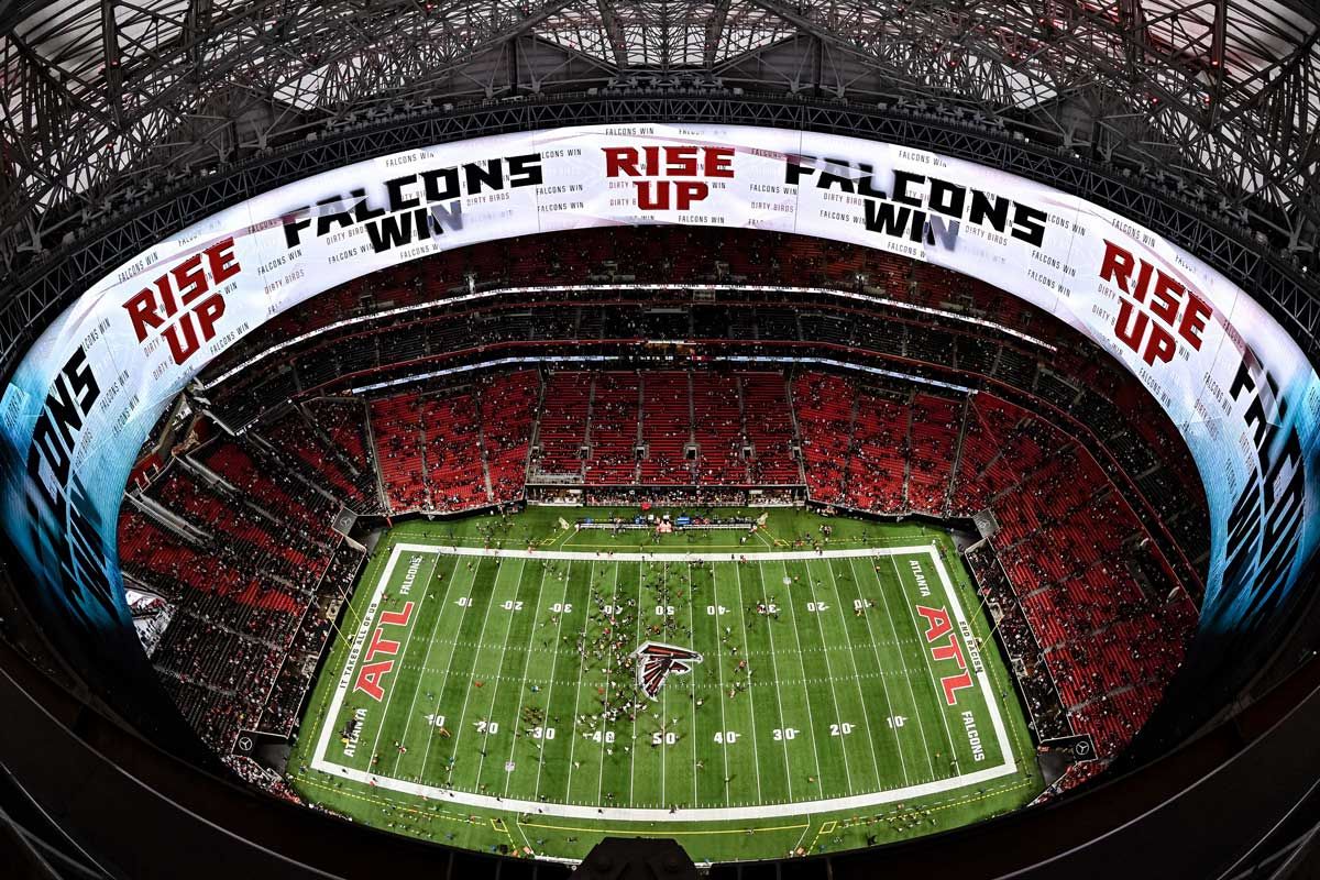 Parking Seattle Seahawks at Atlanta Falcons