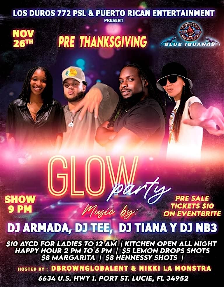 PRE THANKSGIVING GLOW PARTY