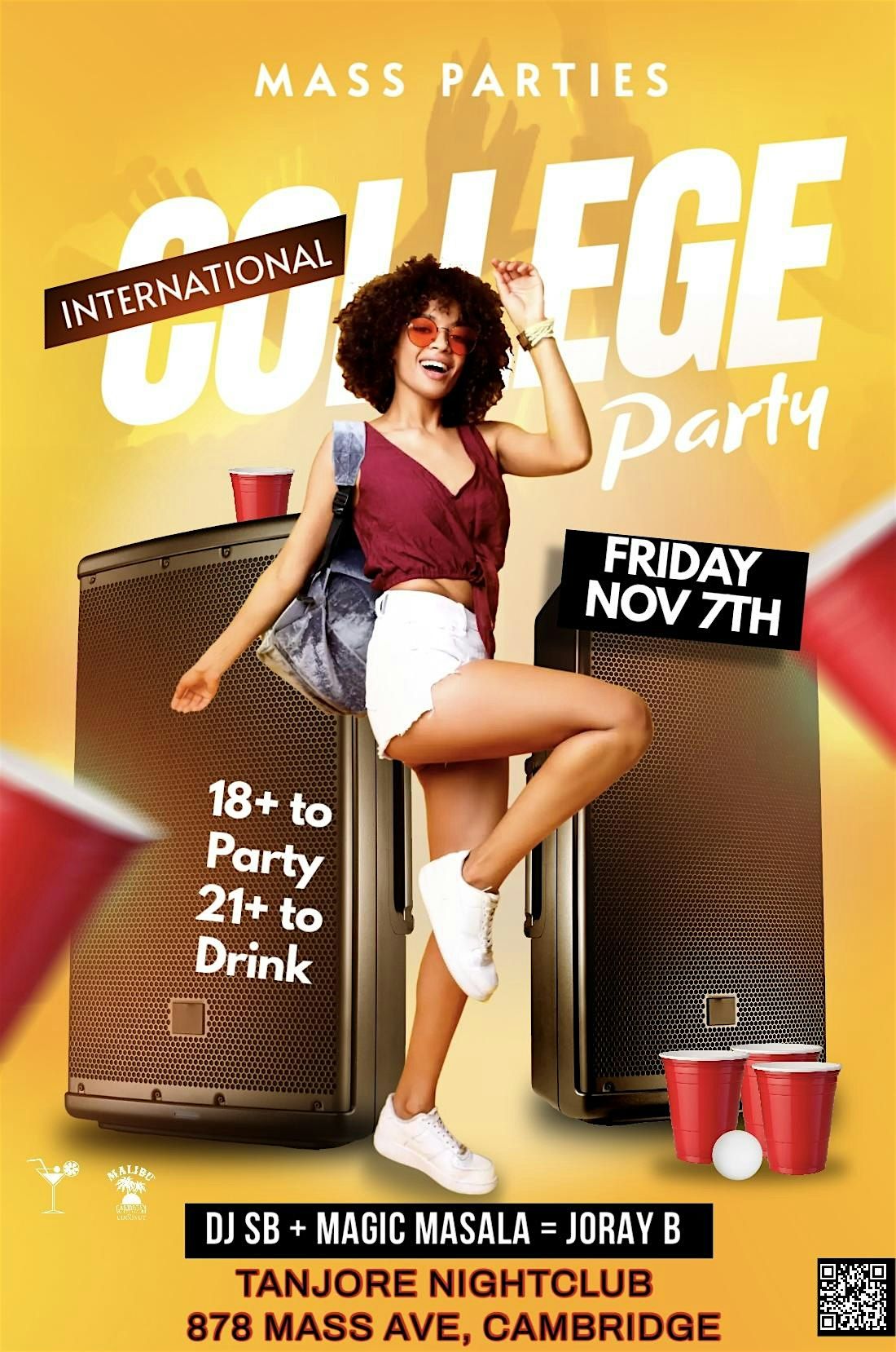 International College Party in CAMBRIDGE - 18+ to Party | 21+ Drink