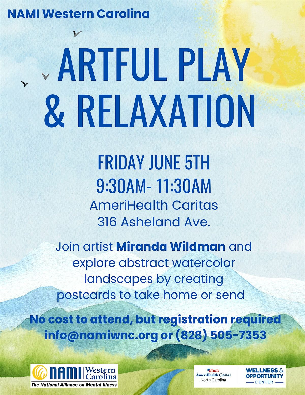 A Creative Morning w\/ NAMI: Artful Play & Relaxation (FREE!)