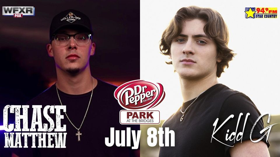 Kidd G and Chase Matthew at Dr Pepper Park | Dr Pepper Park at the ...