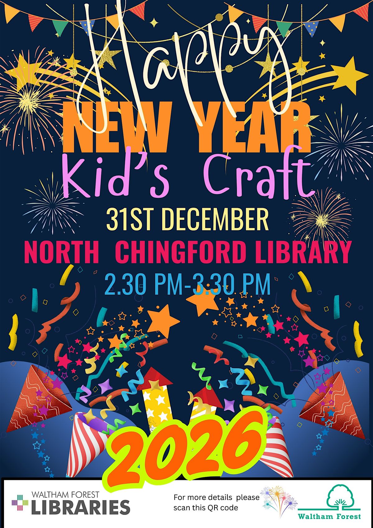 New Year Kid's Craft @ North Chingford Library
