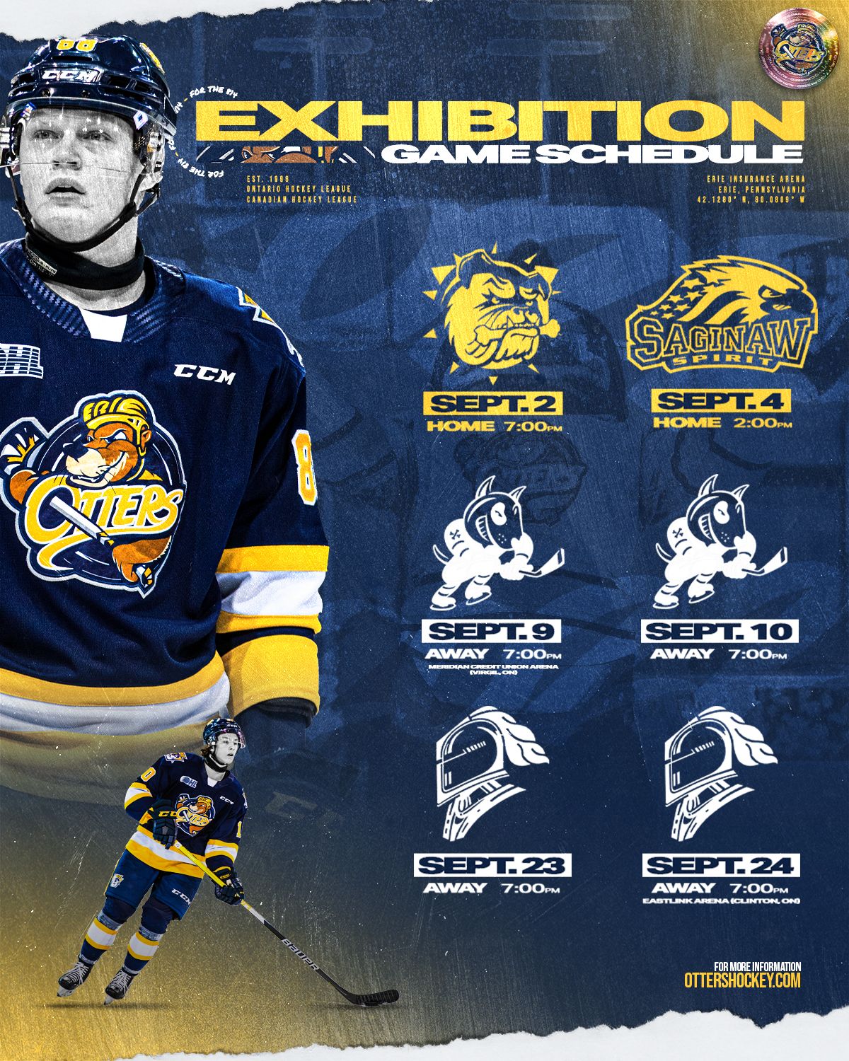 Erie Otters vs. Saginaw Spirit