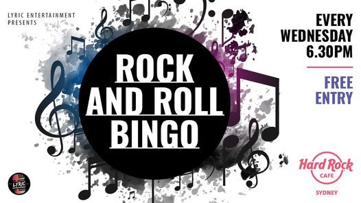 Rock + Roll Bingo