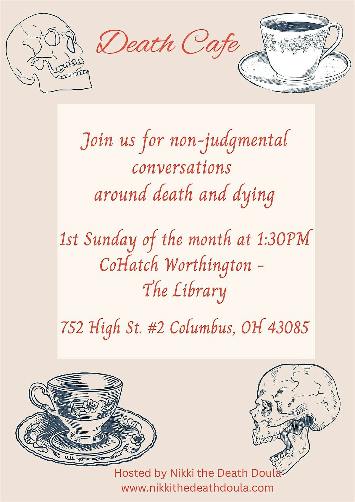 January Death Cafe'