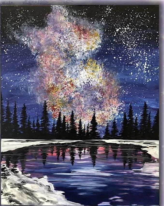 Paint with Ashley Blake \u201cCelestial Winter\u201d Paint Night