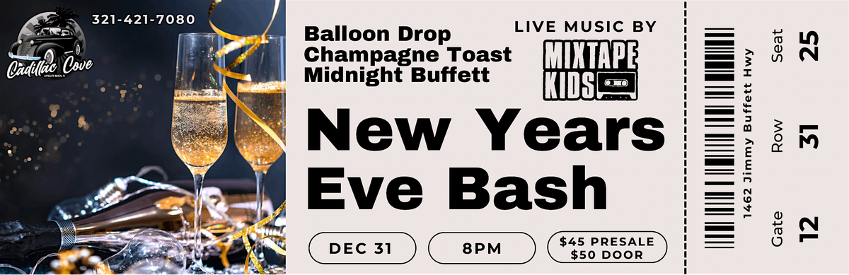 NYE Bash At Cadillac Cove