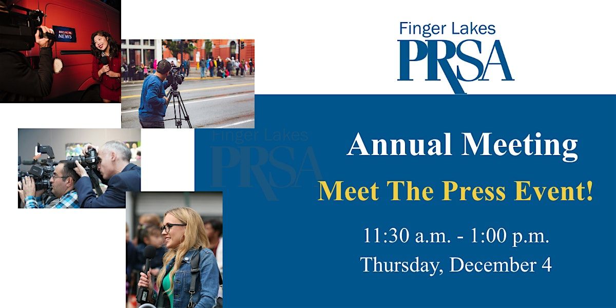 Fingerlakes PRSA Annual Meeting and Meet the Press Event