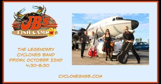 The Legendary Cyclones Band At Jbs Fish Camp Jb S Fish Camp New Smyrna Beach Fl October 22 21