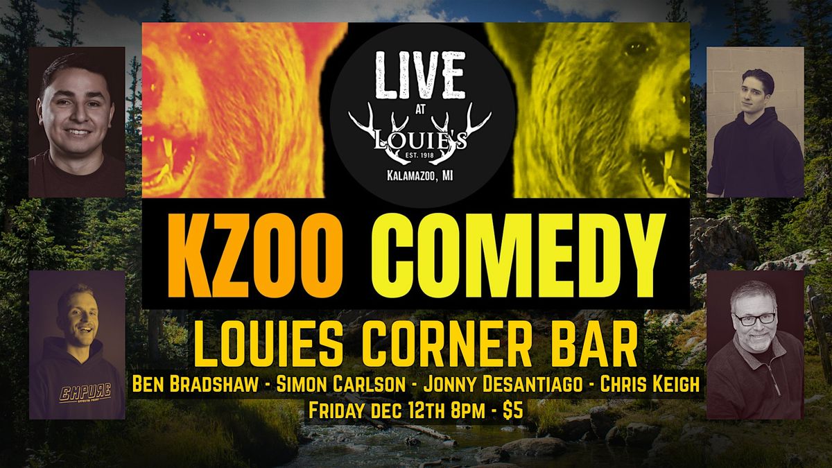 Kzoo Comedy at Louies Corner Bar