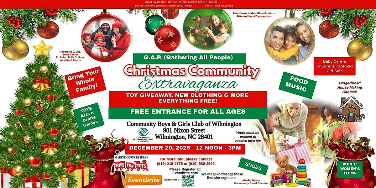 Christmas "Shopping Spree" Community Outreach Extravaganza