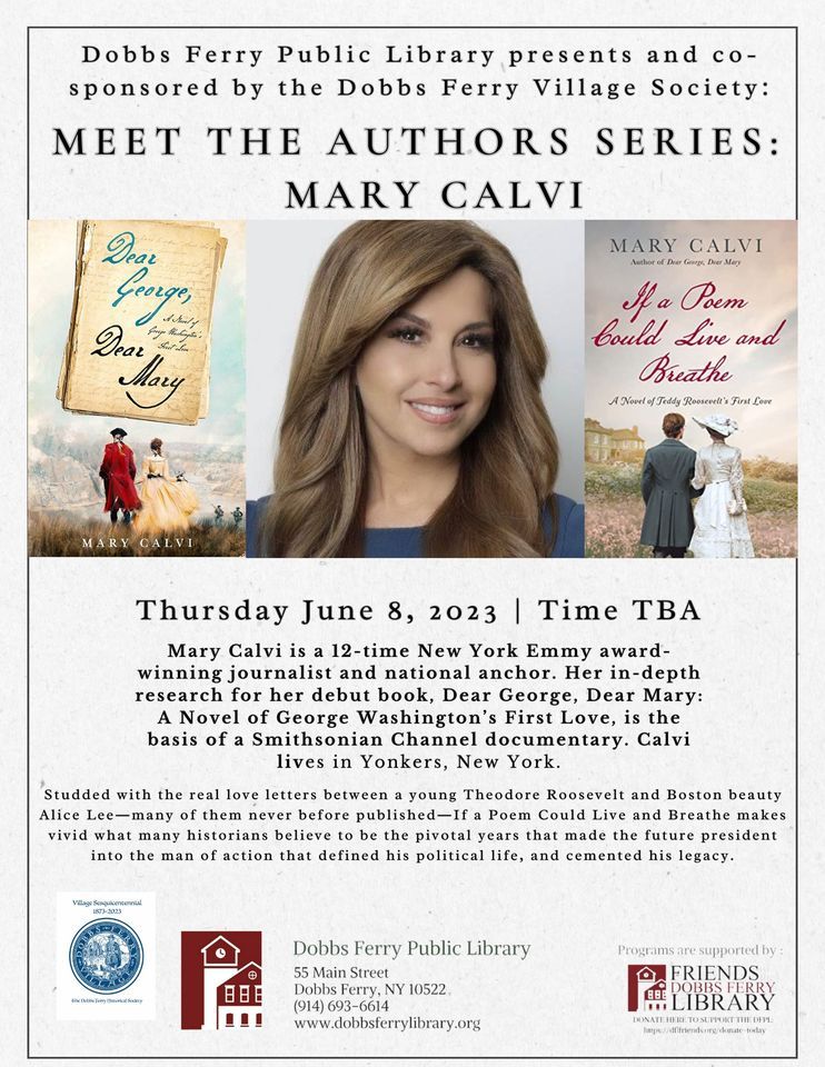 Author Mary Calvi Book Talk & Sale "If a Poem Could Live and Breathe