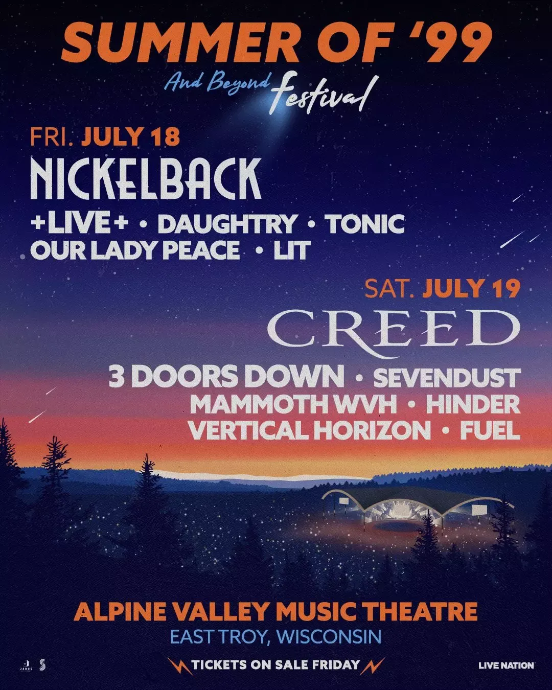 Creed Mammoth WVH & Hinder