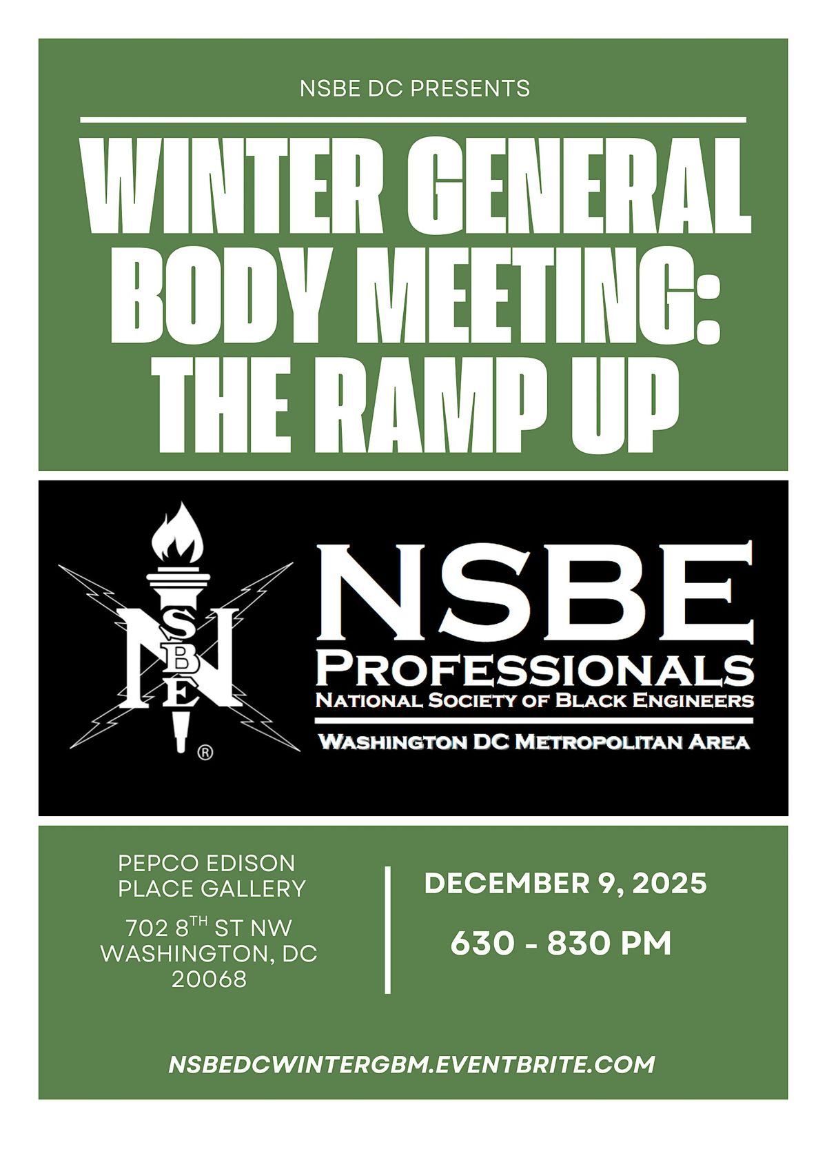 Winter General Body Meeting: THE RAMP-UP