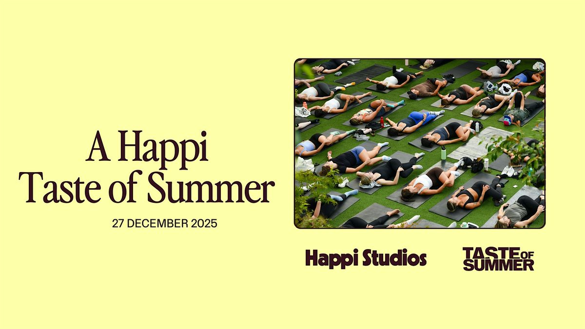A Happi Taste Of Summer : Pop Up Pilates and Exclusive Festival Entry